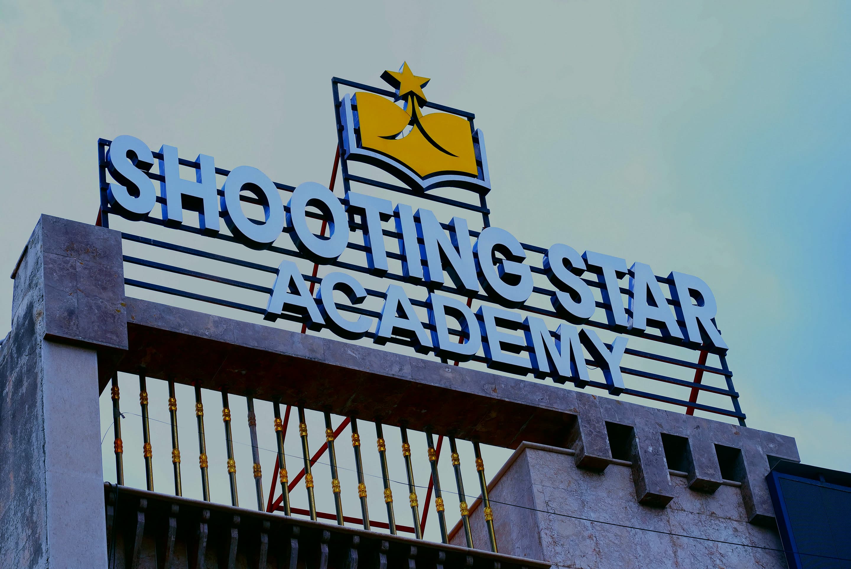 The rooftop sign
